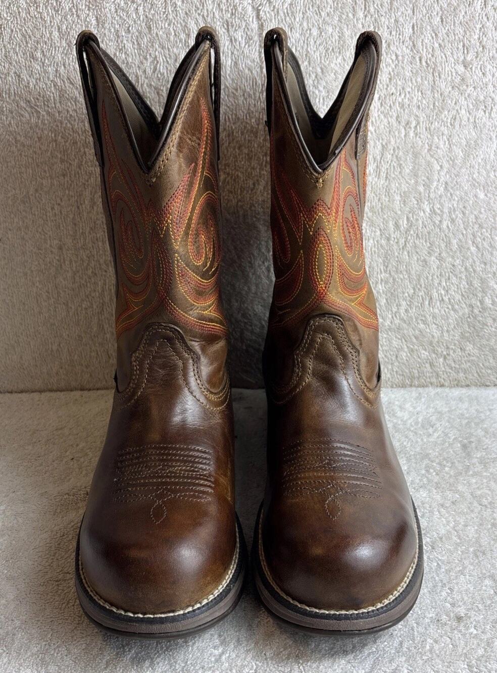 Ariat Anthem Round Toe Composite Toe Work Boot Women's BROWN SZ 7 B